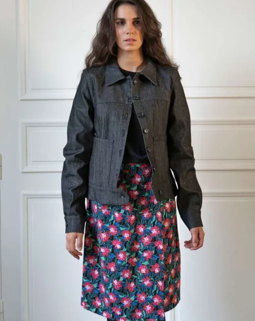 Denim Jacket Black<Aatise Sale