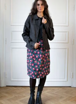Denim Jacket Black<Aatise Sale