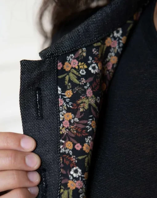 Denim Jacket Black<Aatise Sale