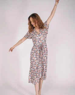 Zargot Wrap Dress Floral<Aatise Sale