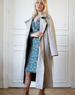 Zora Trench Coat Beige<Aatise Best Sale