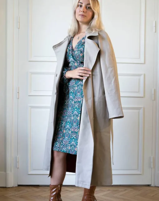 Zora Trench Coat Beige<Aatise Best Sale