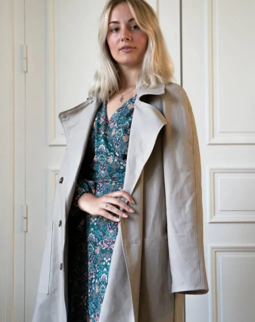 Zora Trench Coat Beige<Aatise Best Sale