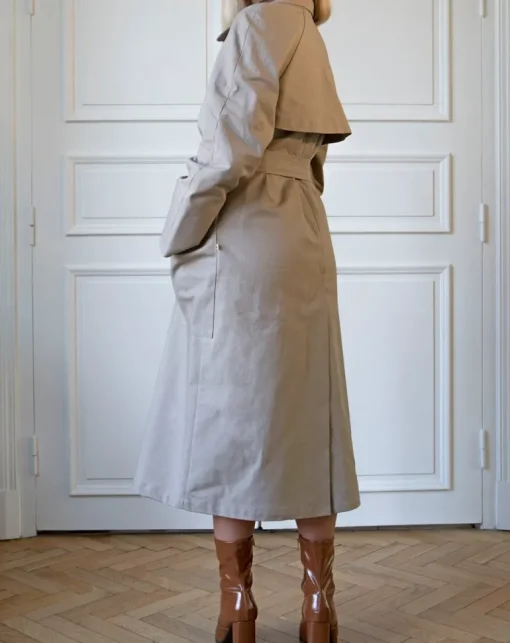 Zora Trench Coat Beige<Aatise Best Sale