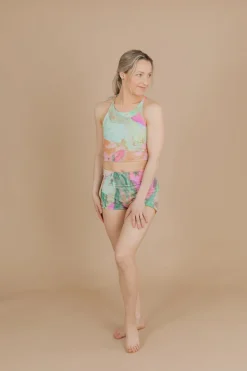 Aava Sports Top Berry Sweet Pastel Green/Pink<MORICO Best Sale
