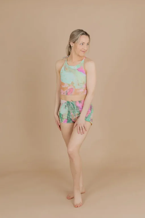 Aava Sports Top Berry Sweet Pastel Green/Pink<MORICO Best Sale
