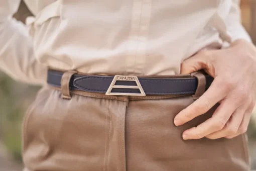 Adapt Reversible Vegan Belt Blue/Brown<CANUSSA New