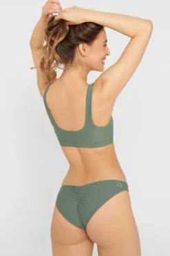 Agung Sporty Bikiniyläosa Maastonvihreä<Copenhagen Cartel Fashion