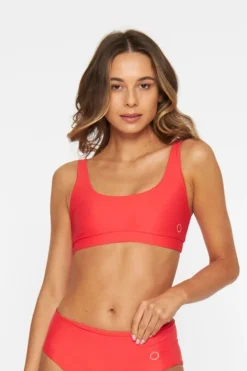 Agung Sporty Bikiniyläosa Punainen<Copenhagen Cartel Sale