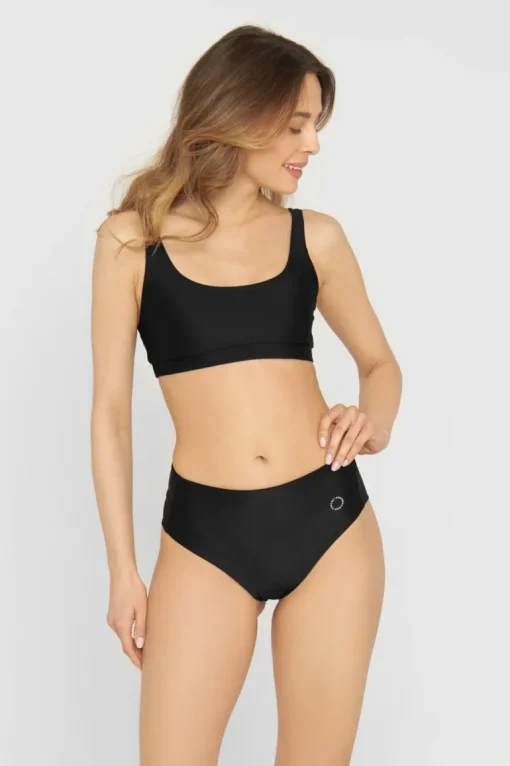 Agung Sporty Bikiniyläosa Musta<Copenhagen Cartel Sale