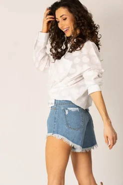 Aleksa Denim Shorts Blue<ANGELL Shop