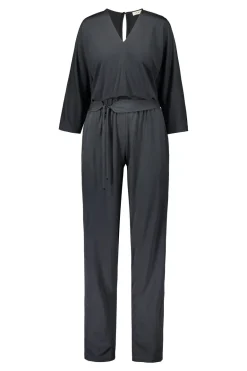 Alessa Viscose Jumpsuit Black<VOGLIA Online