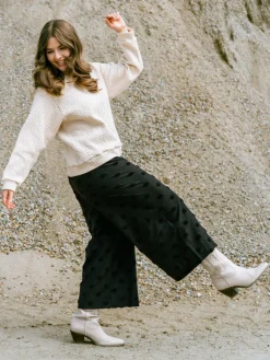 Alex Culottes Housut Big Dot Musta<Aarrelabel Flash Sale