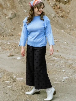 Alex Culottes Housut Big Dot Musta<Aarrelabel Flash Sale