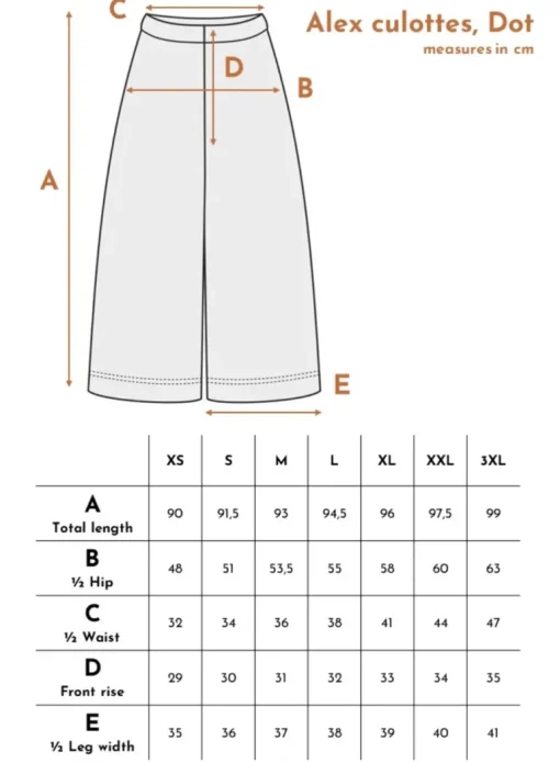 Alex Culottes Housut Big Dot Musta<Aarrelabel Flash Sale