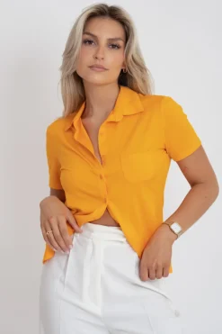 Alice Lyhythihainen Paita Oranssi<GUAJA. Sale