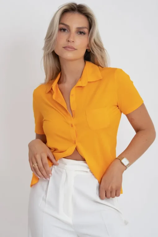 Alice Lyhythihainen Paita Oranssi<GUAJA. Sale