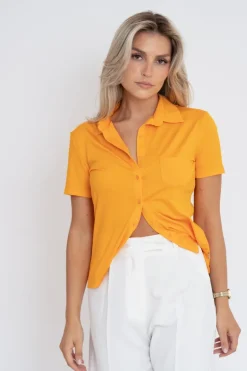 Alice Lyhythihainen Paita Oranssi<GUAJA. Sale