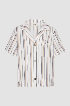 Alzada Unisex Shirt Stripes White<WAY Copenhagen New