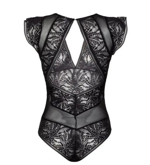 Amara Black Leaf Bodysuit<Anekdot Hot