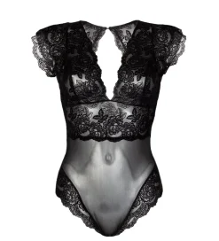 Amara Black Velvet Bodysuit<Anekdot Flash Sale
