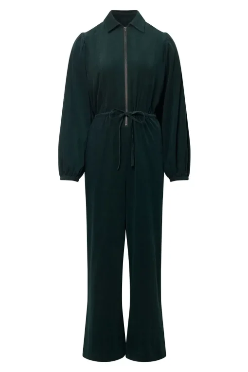 Amrita Organic Cotton Corduroy Jumpsuit Dark Marine<KOMODO Sale