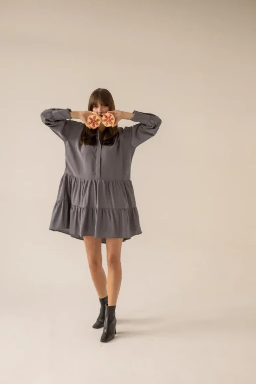 Anais Dress Grey<Enteliér Best
