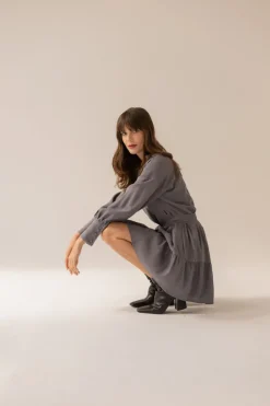 Anais Dress Grey<Enteliér Best