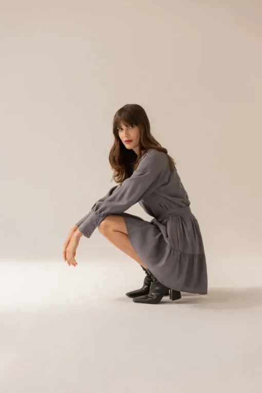 Anais Dress Grey<Enteliér Best