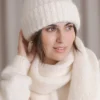 Angie Paksu Alpakkasekoitepipo Kermanvalkoinen<Original Story Cheap