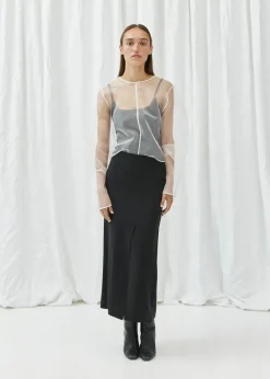 Anja Skirt Black<August Hot