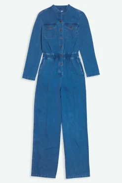 Ankan Denim Jumpsuit Mid Used Blue<Kings Of Indigo Best Sale