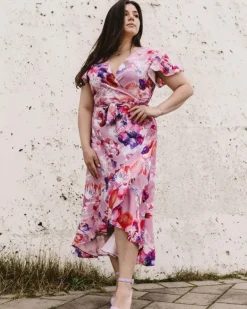 Annika Dress Coral Reef Pink<Nakoa Best Sale