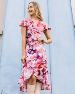 Annika Dress Coral Reef Pink<Nakoa Best Sale