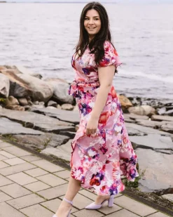 Annika Dress Coral Reef Pink<Nakoa Best Sale