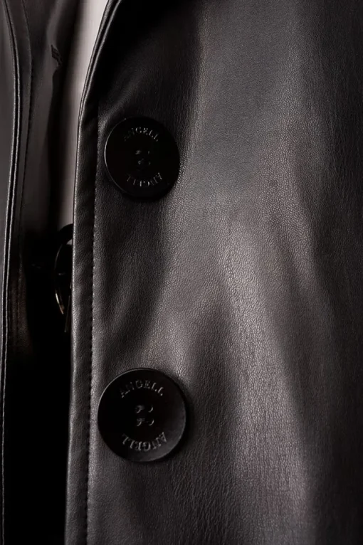 Anti Eco-Leather Jacket Black<ANGELL Shop