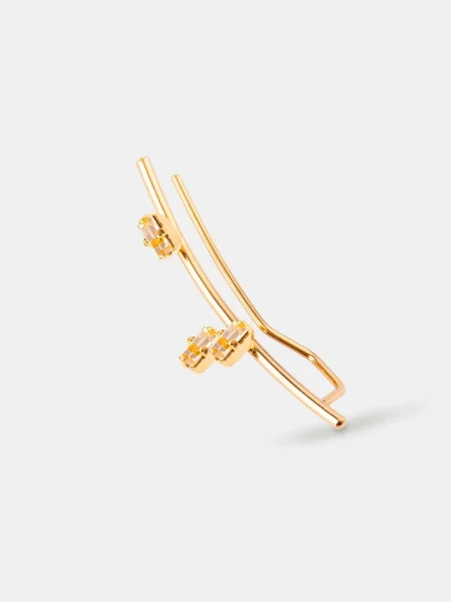 Antoine Ear Climber Earring Champagne<April Please Best Sale