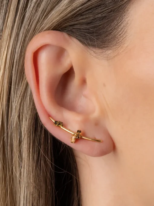 Antoine Ear Climber Earring Champagne<April Please Best Sale