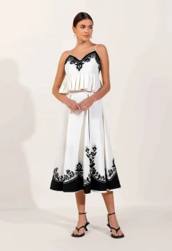 Antonia Skirt Vanilla White<Scarlett Poppies Store