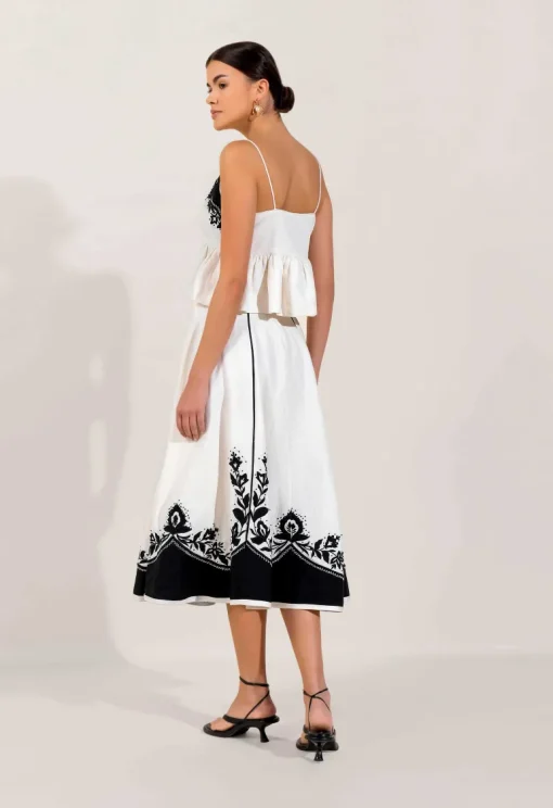 Antonia Skirt Vanilla White<Scarlett Poppies Store