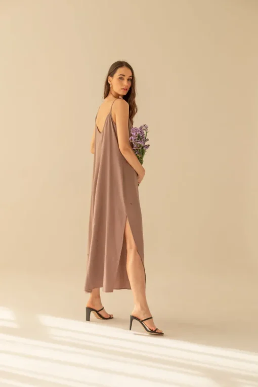 Aphrodite Mekko Vaalea Suklaa<Enteliér Fashion