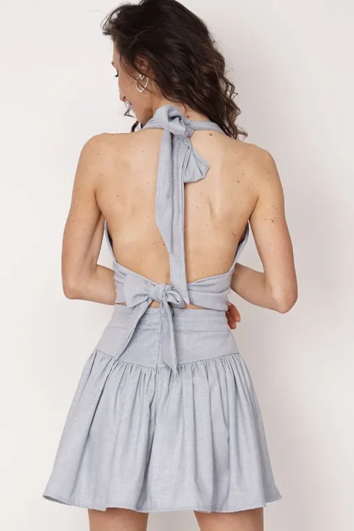 Arial Skirt Blue<ANGELL Online