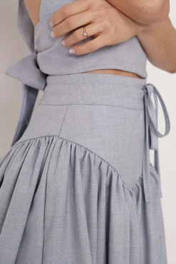 Arial Skirt Blue<ANGELL Online