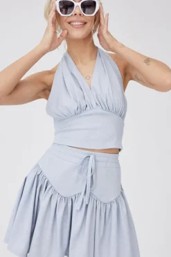 Arial Skirt Blue<ANGELL Online