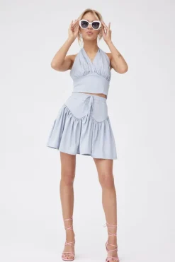 Arial Skirt Blue<ANGELL Online