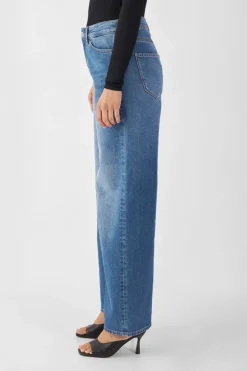Ash Barrel Leg Basic Jeans Medium Blue<Dawn Denim Shop