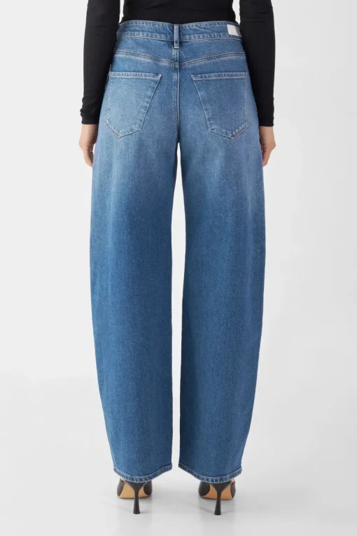 Ash Barrel Leg Basic Jeans Medium Blue<Dawn Denim Shop