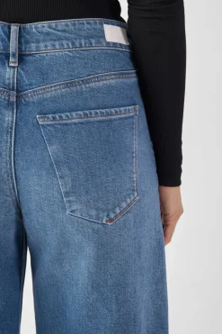 Ash Barrel Leg Basic Jeans Medium Blue<Dawn Denim Shop
