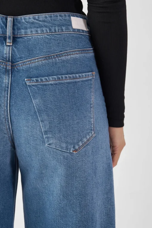 Ash Barrel Leg Basic Jeans Medium Blue<Dawn Denim Shop
