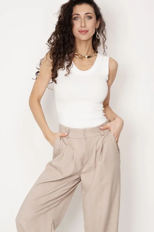 Aspen Trousers Beige<ANGELL Best Sale
